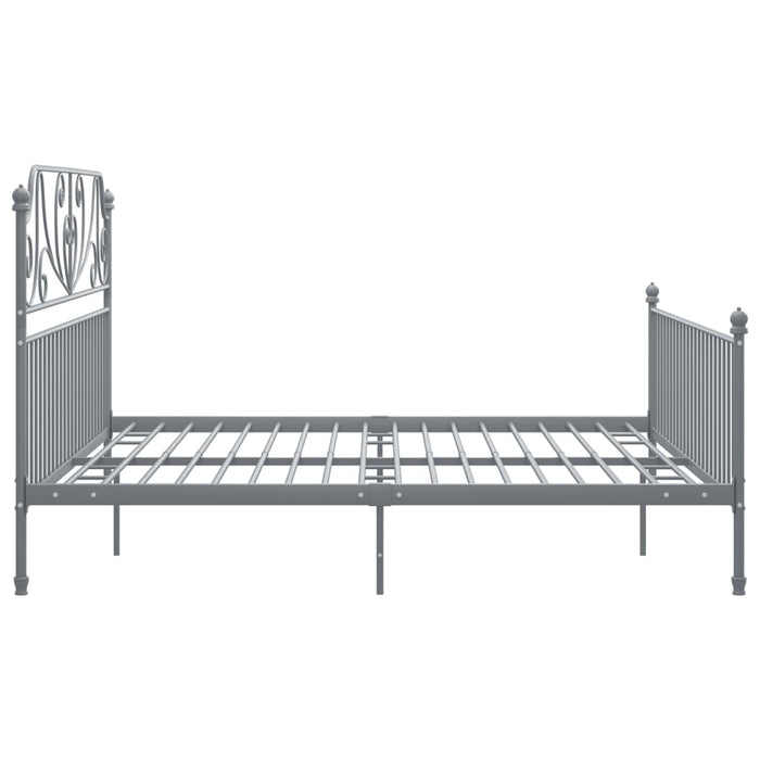 Cadru de pat, gri, 180x200 cm, metal WALTI