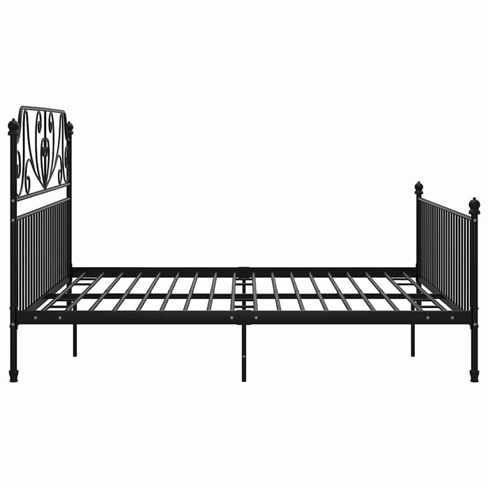 Cadru de pat, negru, 200x200 cm, metal - WALTI WALTI