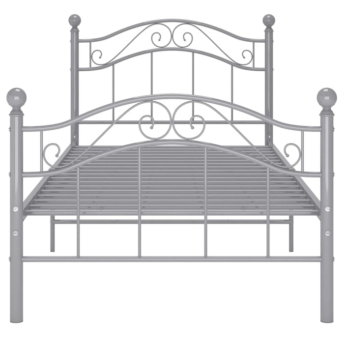 Cadru de pat, gri, 90 x 200 cm, metal - WALTI WALTI