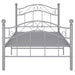Cadru de pat, gri, 90 x 200 cm, metal - WALTI WALTI
