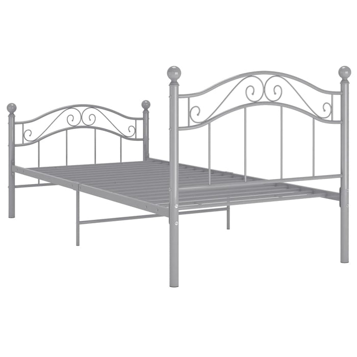 Cadru de pat, gri, 90 x 200 cm, metal - WALTI WALTI