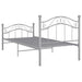Cadru de pat, gri, 90 x 200 cm, metal - WALTI WALTI