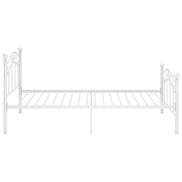 Cadru de pat, alb, 100x200 cm, metal - WALTI WALTI