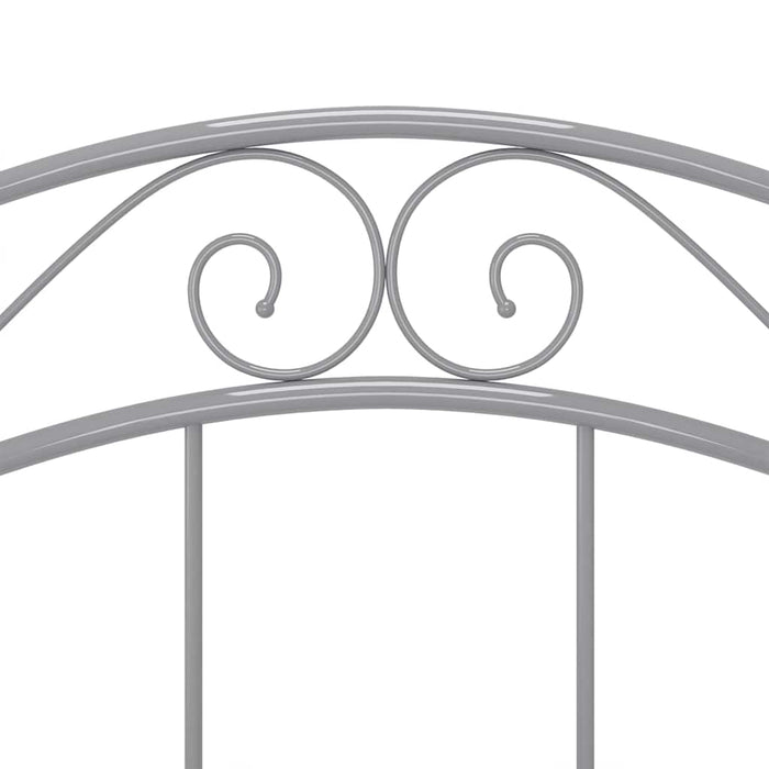 Cadru de pat, gri, 100x200 cm, metal WALTI