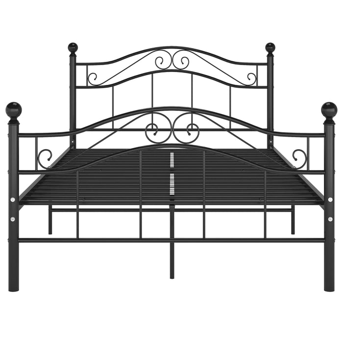Cadru de pat, negru, 120x200 cm, metal - WALTI WALTI