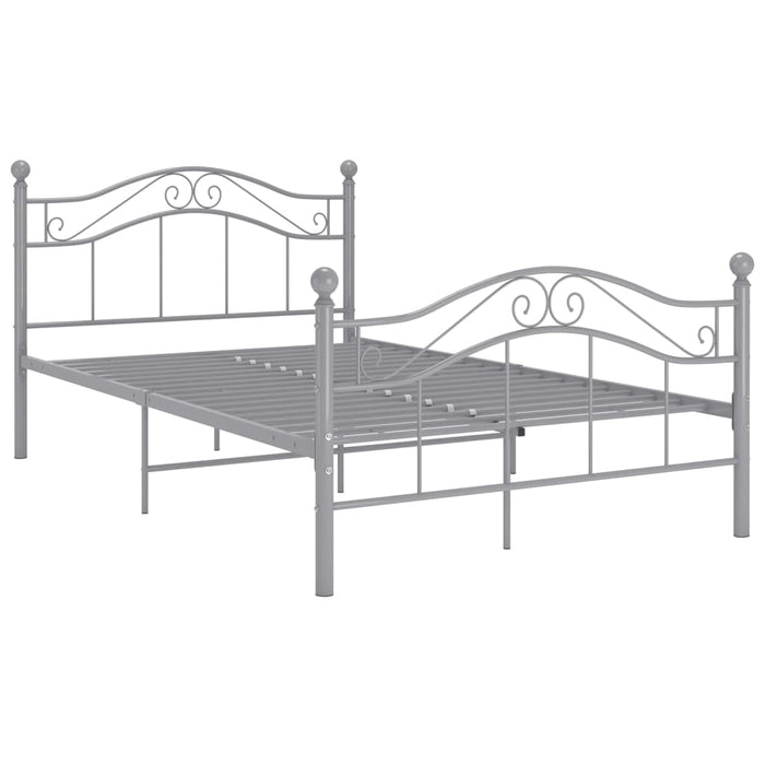 Cadru de pat, gri, 120 x 200 cm, metal WALTI
