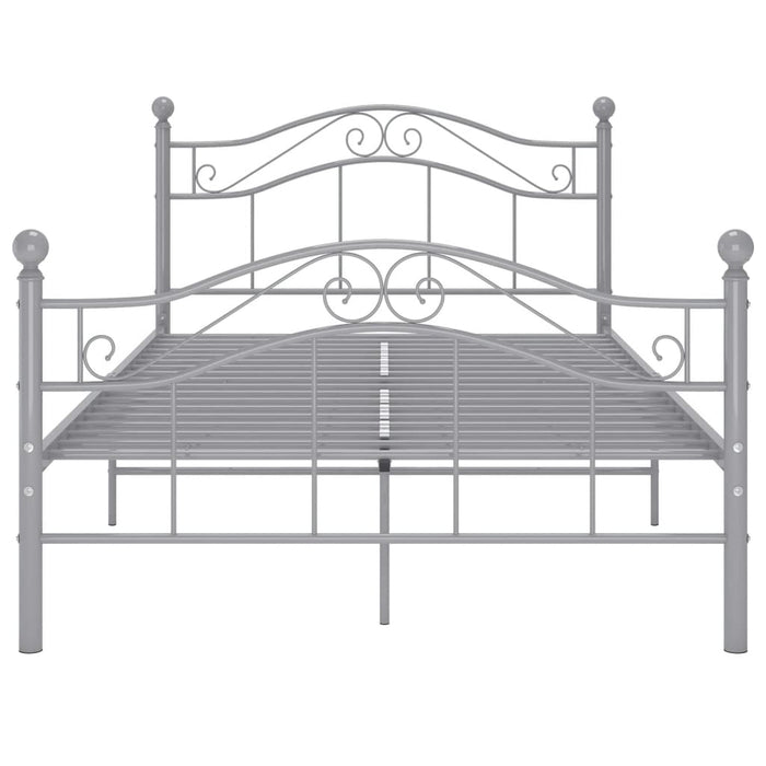 Cadru de pat, gri, 120 x 200 cm, metal WALTI