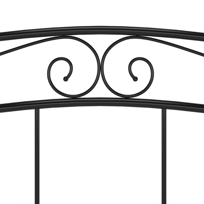 Cadru de pat, negru, 140x200 cm, metal WALTI