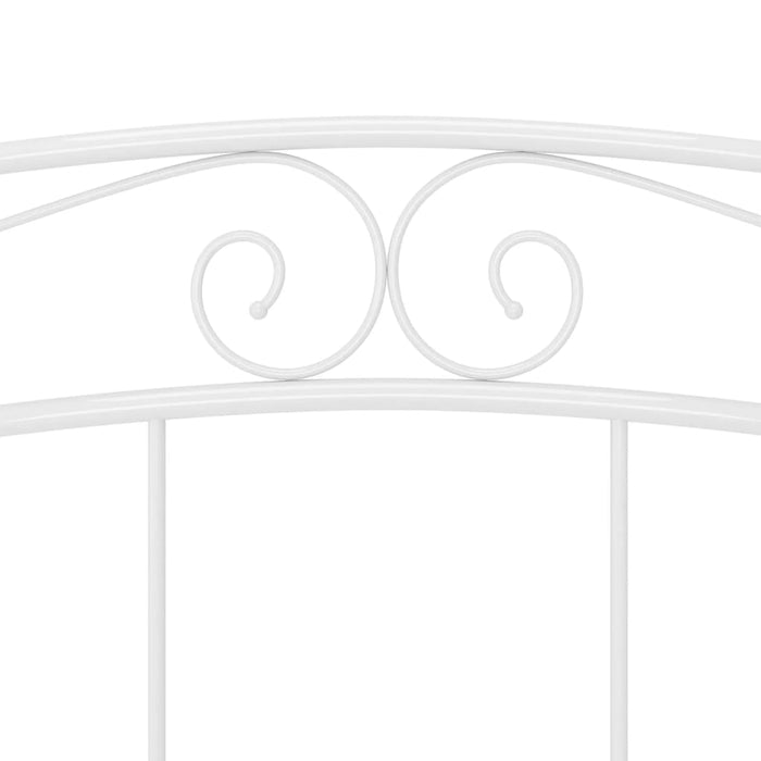 Cadru de pat, alb, 140x200 cm, metal WALTI