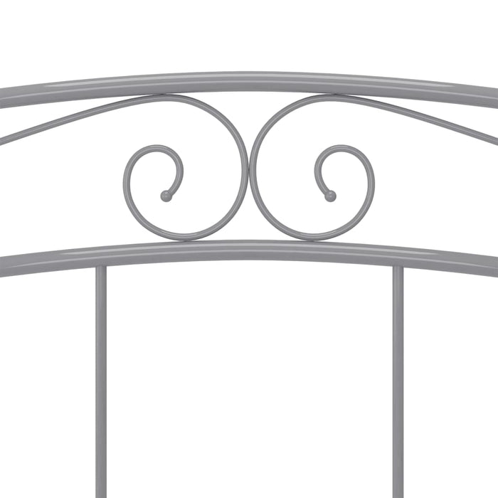 Cadru de pat fără saltea, gri, 140 x 200 cm, metal - WALTI WALTI