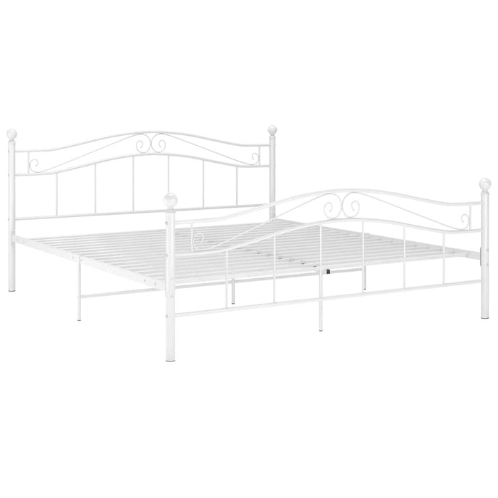 Cadru de pat, alb, 160x200 cm, metal - WALTI WALTI