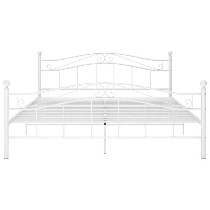 Cadru de pat, alb, 160x200 cm, metal - WALTI WALTI