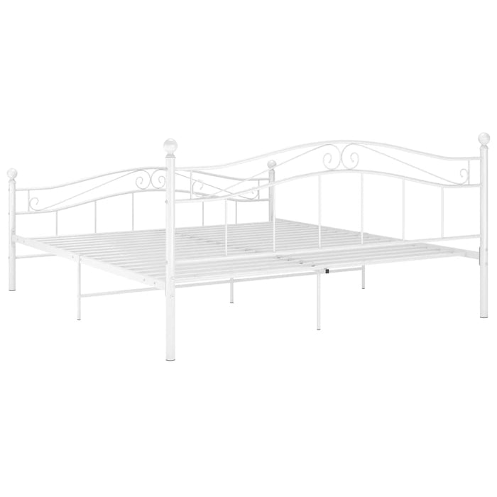 Cadru de pat, alb, 160x200 cm, metal - WALTI WALTI