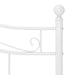Cadru de pat, alb, 160x200 cm, metal - WALTI WALTI