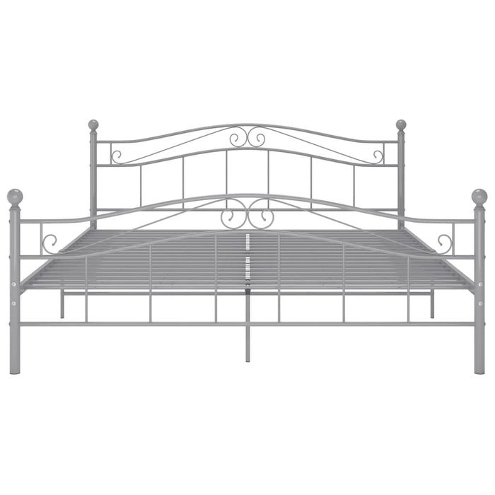 Cadru de pat, gri, 160x200 cm, metal - WALTI WALTI