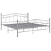 Cadru de pat, gri, 180x200 cm, metal - WALTI WALTI