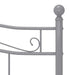 Cadru de pat, gri, 180x200 cm, metal - WALTI WALTI