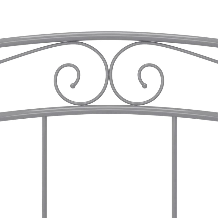 Cadru de pat, gri, 200x200 cm, metal WALTI