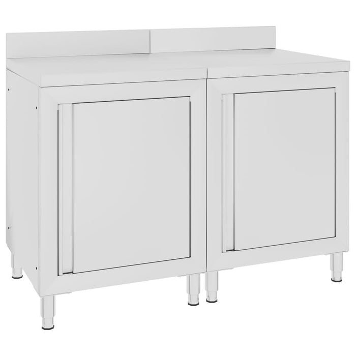 Dulap blat de lucru comercial, 120x60x96 cm, oțel inoxidabil - WALTI WALTI