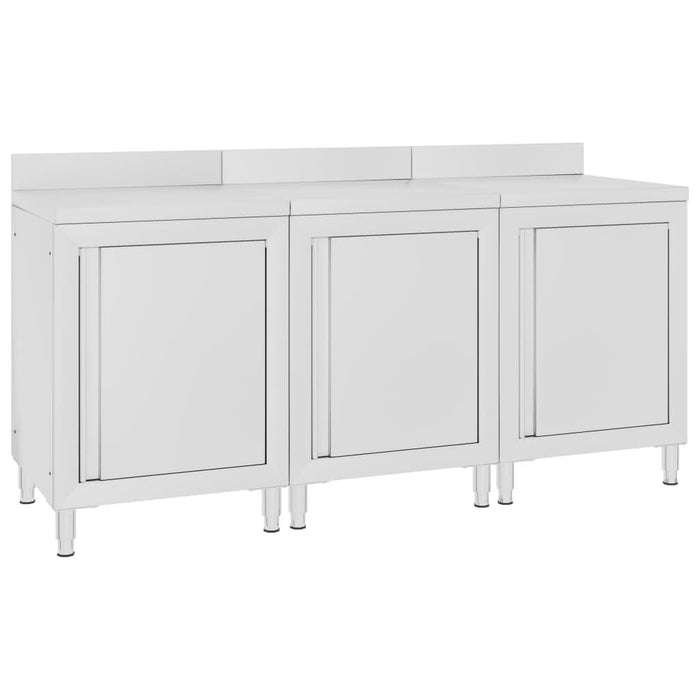 Dulap blat de lucru comercial 180x60x96 cm oțel inoxidabil - WALTI WALTI
