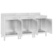 Dulap blat de lucru comercial 180x60x96 cm oțel inoxidabil - WALTI WALTI