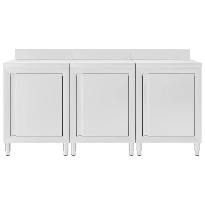 Dulap blat de lucru comercial 180x60x96 cm oțel inoxidabil - WALTI WALTI