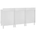 Dulap blat de lucru comercial 180x60x96 cm oțel inoxidabil - WALTI WALTI