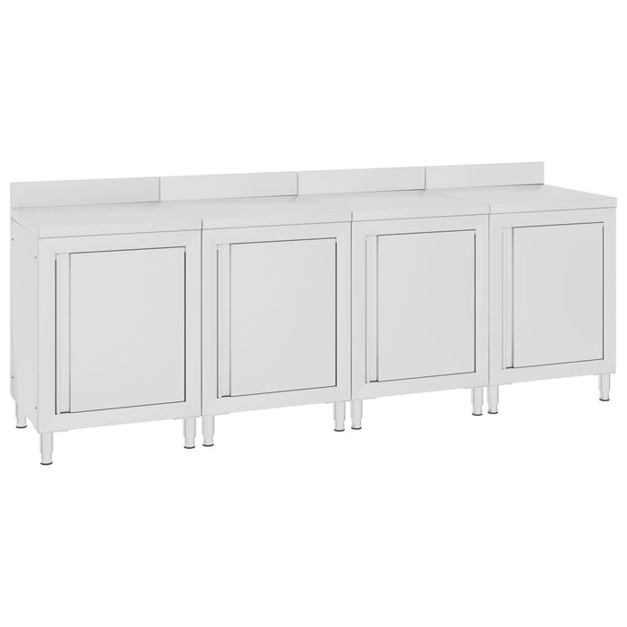 Dulap comercial blat de lucru 240x60x96 cm, oțel inoxidabil - WALTI WALTI