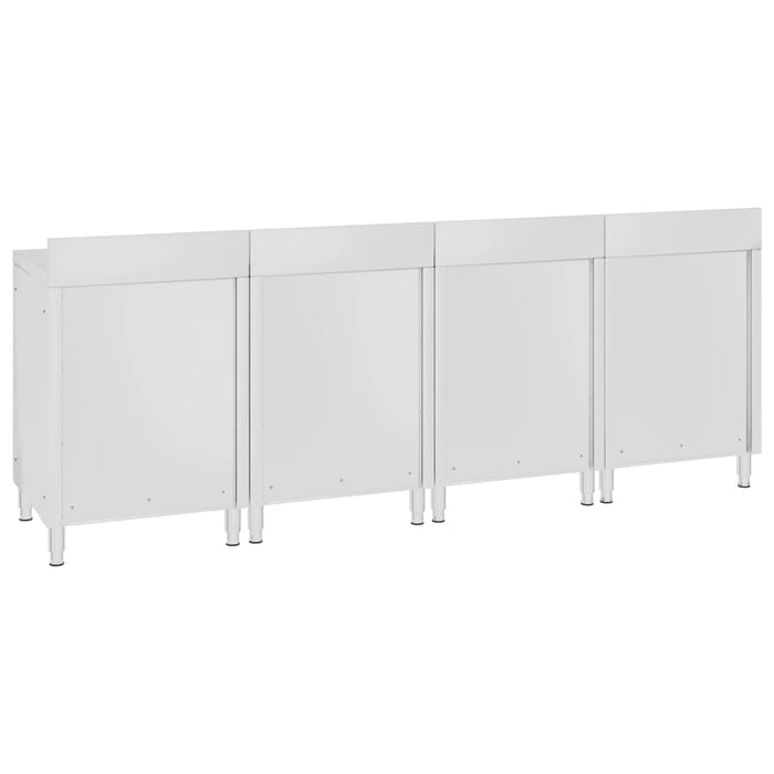 Dulap comercial blat de lucru 240x60x96 cm, oțel inoxidabil - WALTI WALTI