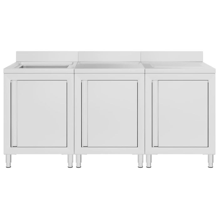 Dulap comercial pentru chiuvetă 180x60x96 cm, oțel inoxidabil - WALTI WALTI