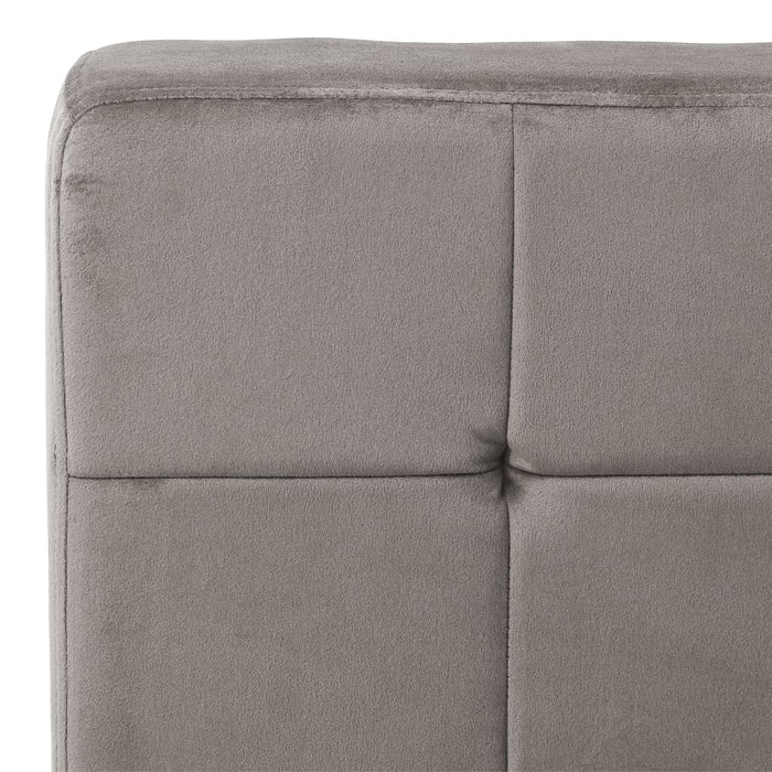 Scaun de relaxare, 65x79x87 cm, gri deschis, catifea - WALTI WALTI