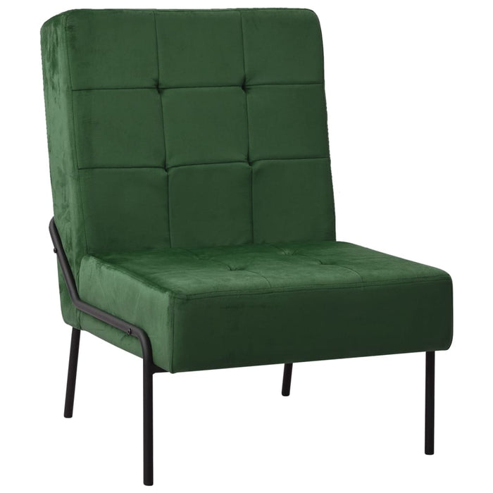 Scaun de relaxare, verde închis, 65x79x87 cm, catifea - WALTI WALTI