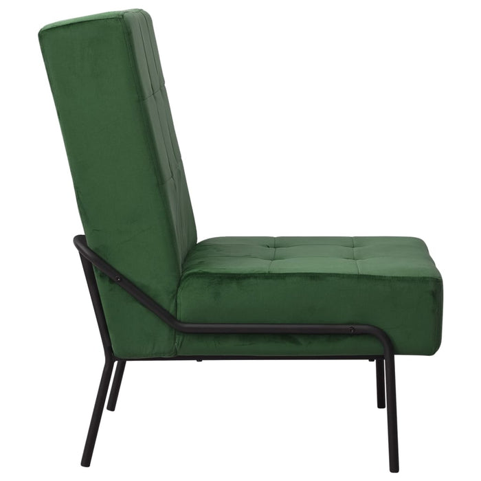 Scaun de relaxare, verde închis, 65x79x87 cm, catifea - WALTI WALTI