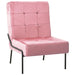 Scaun de relaxare, roz, 65x79x87 cm, catifea - WALTI WALTI