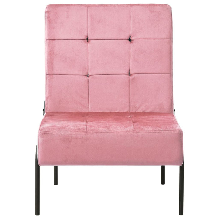 Scaun de relaxare, roz, 65x79x87 cm, catifea - WALTI WALTI
