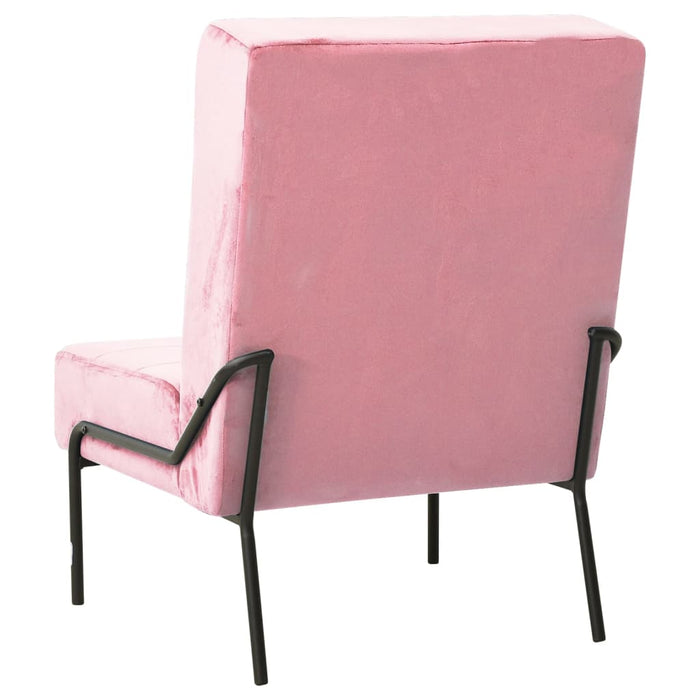 Scaun de relaxare, roz, 65x79x87 cm, catifea - WALTI WALTI