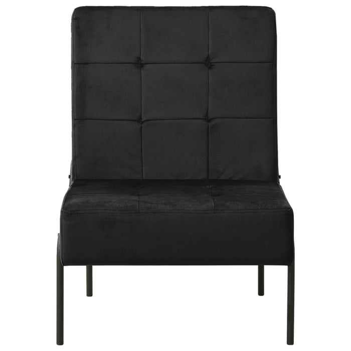 Scaun de relaxare, 65x79x87 cm, negru, catifea - WALTI WALTI