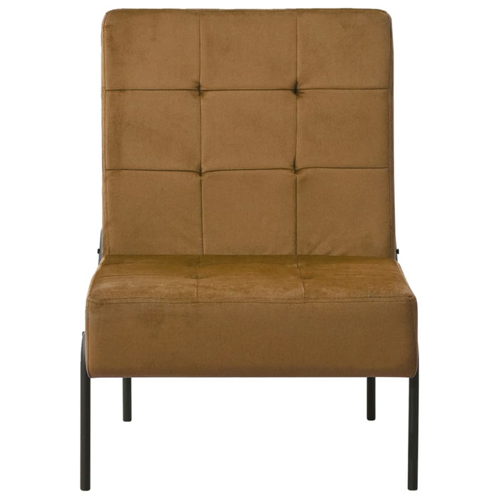 Scaun de relaxare, maro, 65x79x87 cm, catifea - WALTI WALTI