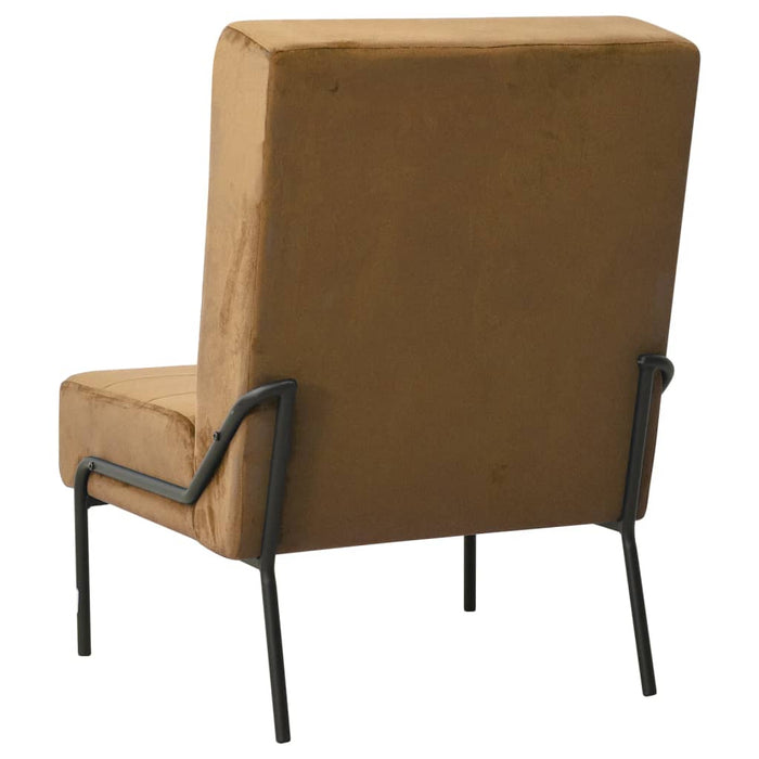 Scaun de relaxare, maro, 65x79x87 cm, catifea - WALTI WALTI