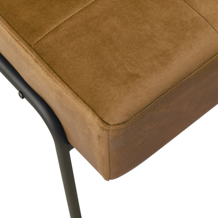 Scaun de relaxare, maro, 65x79x87 cm, catifea - WALTI WALTI