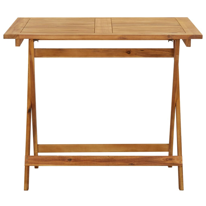 Masă de grădină pliabilă, 90x90x75 cm, lemn masiv de acacia - WALTI WALTI