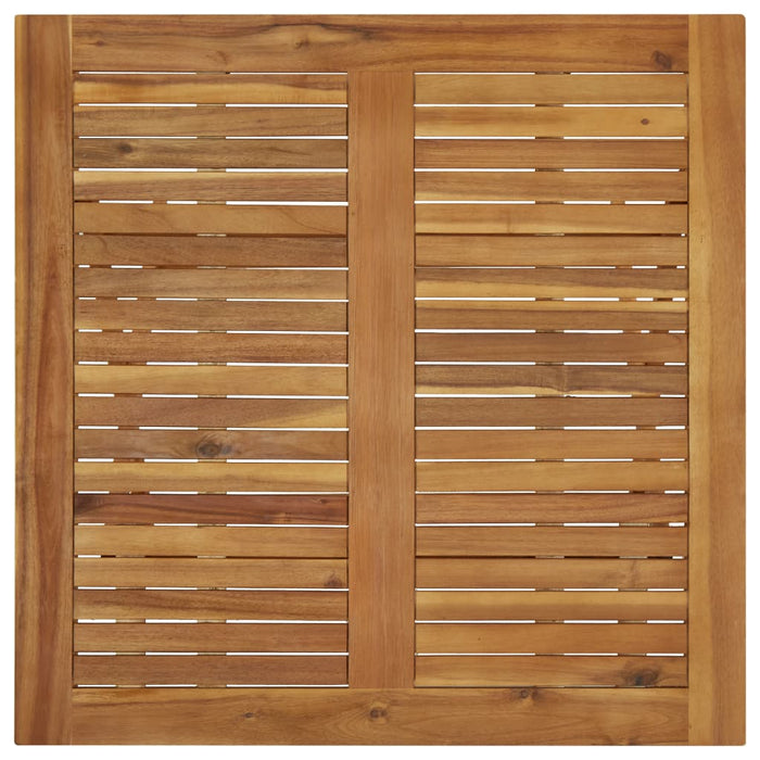 Masă de grădină pliabilă, 90x90x75 cm, lemn masiv de acacia - WALTI WALTI