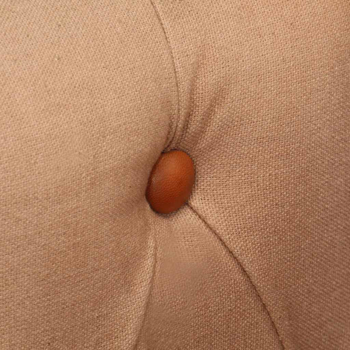 Fotoliu, maro, piele naturală și lemn masiv de mango WALTI