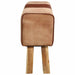 Bancă Bok gimnastică maro 160 cm piele naturală/lemn acacia - WALTI WALTI