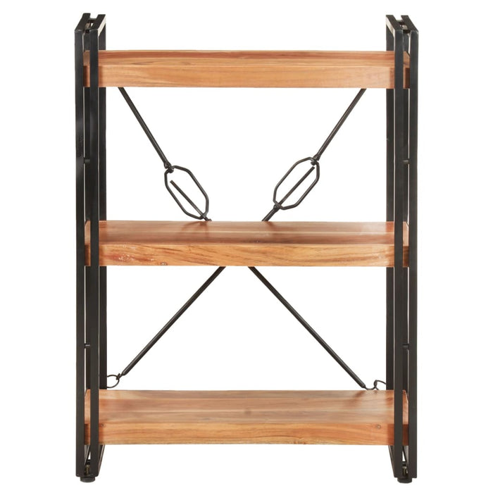 Bibliotecă cu 3 rafturi, 60x30x80 cm, lemn masiv de acacia - WALTI WALTI