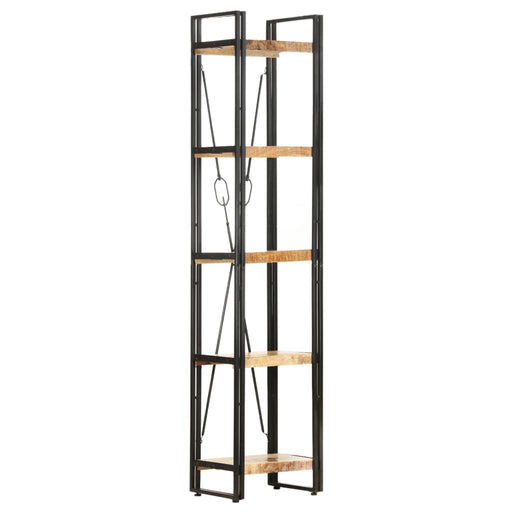 Bibliotecă cu 5 rafturi, 40x30x180 cm, lemn masiv mango - WALTI WALTI