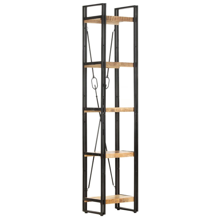 Bibliotecă cu 5 rafturi, 40x30x180 cm, lemn masiv mango - WALTI WALTI