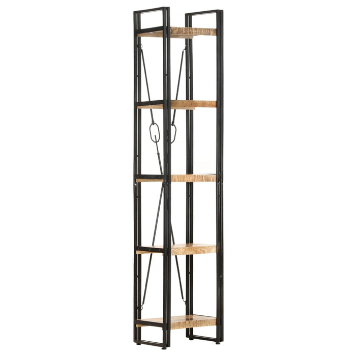 Bibliotecă cu 5 rafturi, 40x30x180 cm, lemn masiv mango - WALTI WALTI