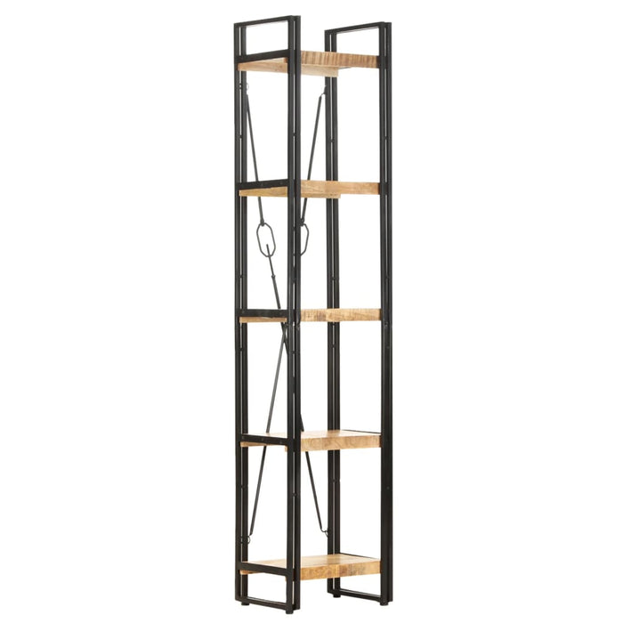 Bibliotecă cu 5 rafturi, 40x30x180 cm, lemn masiv mango - WALTI WALTI