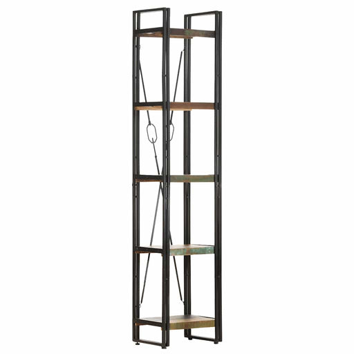 Bibliotecă cu 5 rafturi, 40x30x180 cm, lemn masiv reciclat - WALTI WALTI